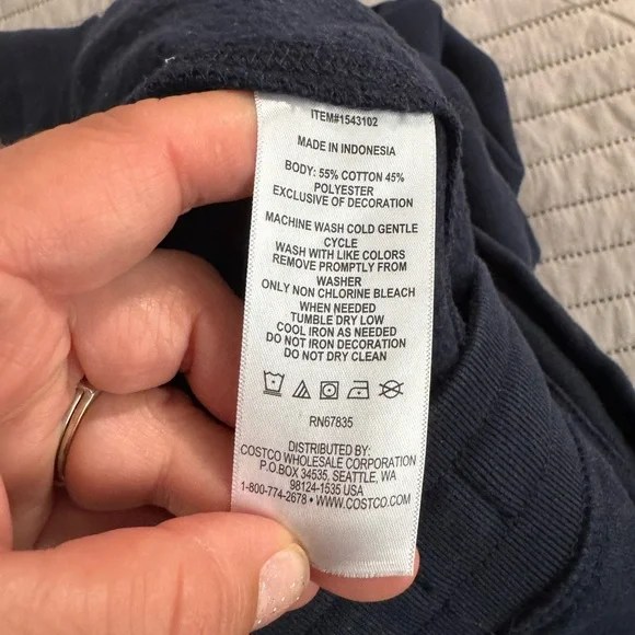 Nautica Men's navy  fleece lined Jogger  Pants Sz L - Picture 8 of 11